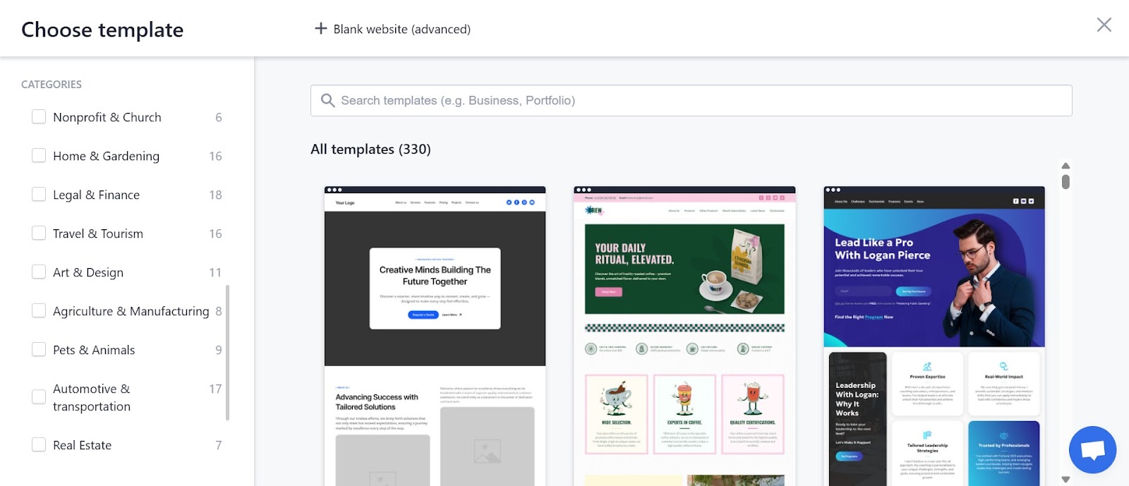 Customize Your Website's Layout, Content, and Design with Weblium's Intuitive Editor