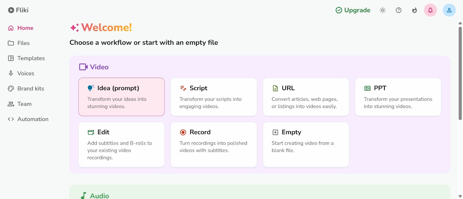 Exploring Fliki's Advanced Features: Background Audio, Layers, and Scene Management