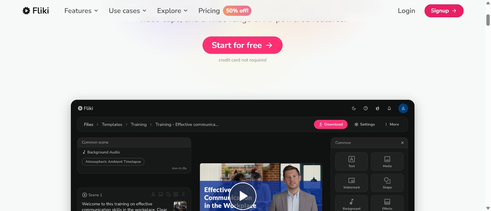 Customizing Your Video: Selecting Elements, Styles, and Business Context Options
