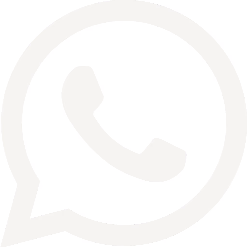 Pictogramă albă a telefonului în interiorul unui balon de chat rotund care reprezintă aplicația WhatsApp.