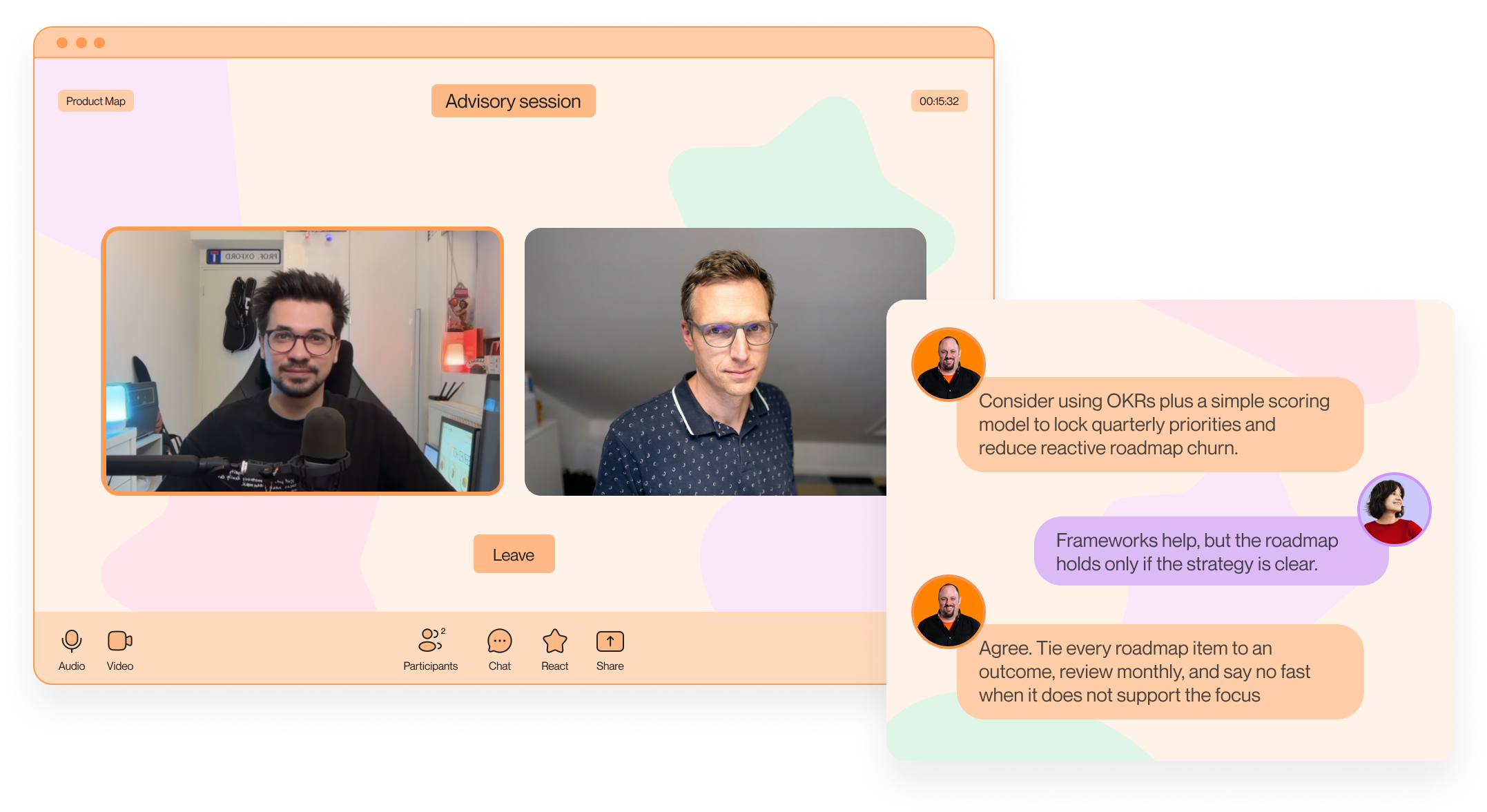 Product Map One on one sessions