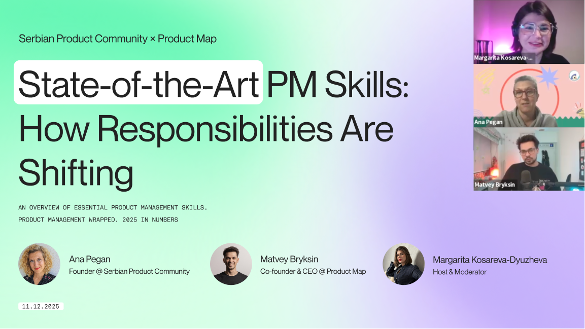 Serbian Product Community & Product Map