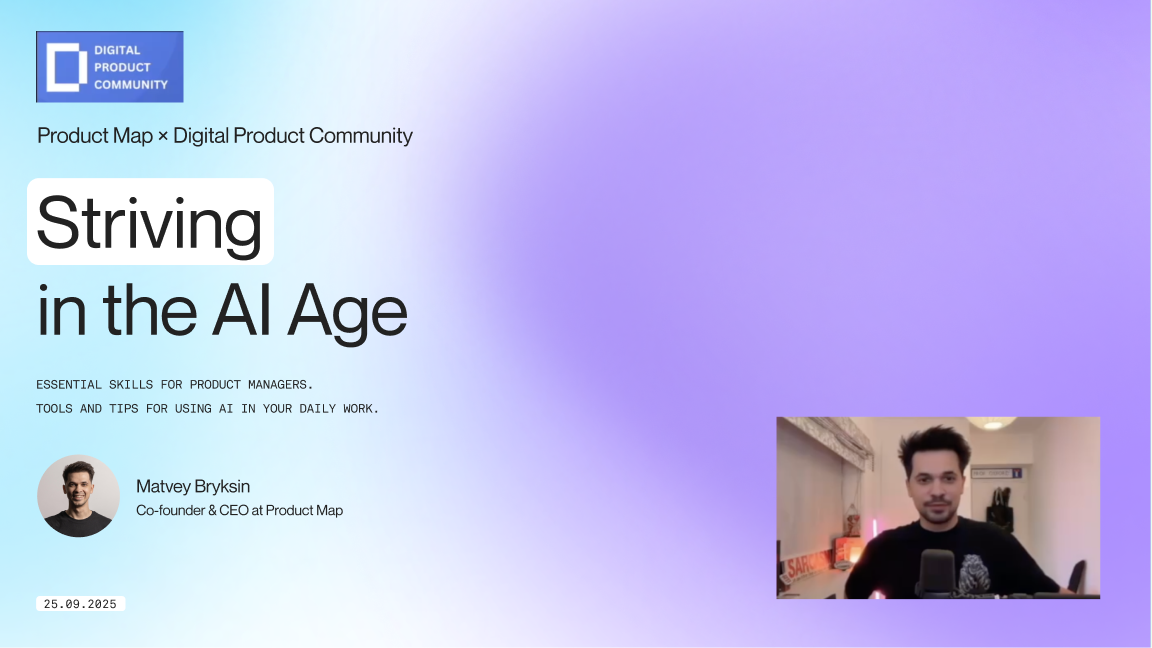 Digital Product Community & Product Map