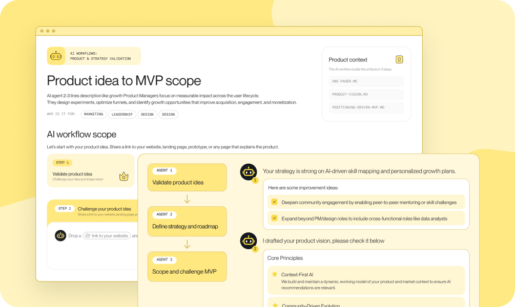 Product Map AI Workflows