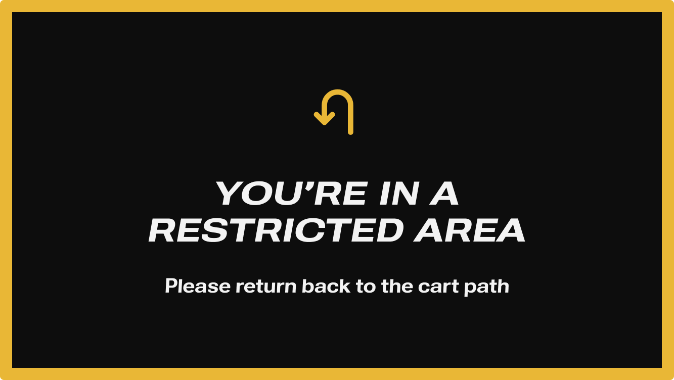 Restricted area violation