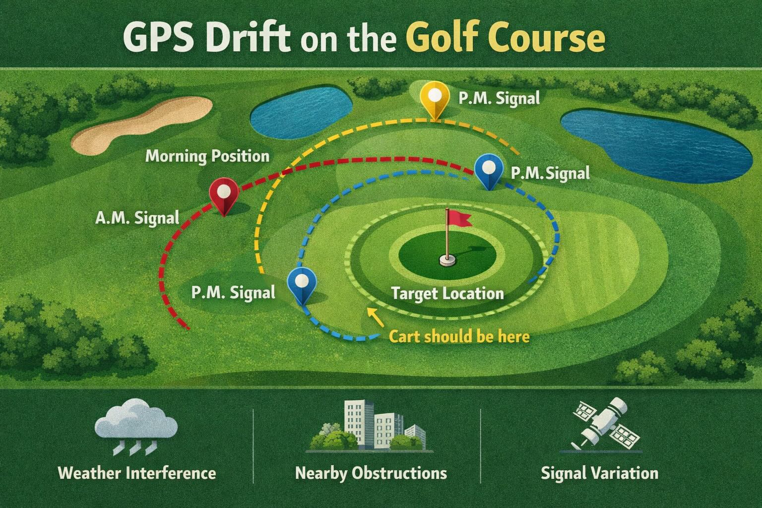 GPS drift golf