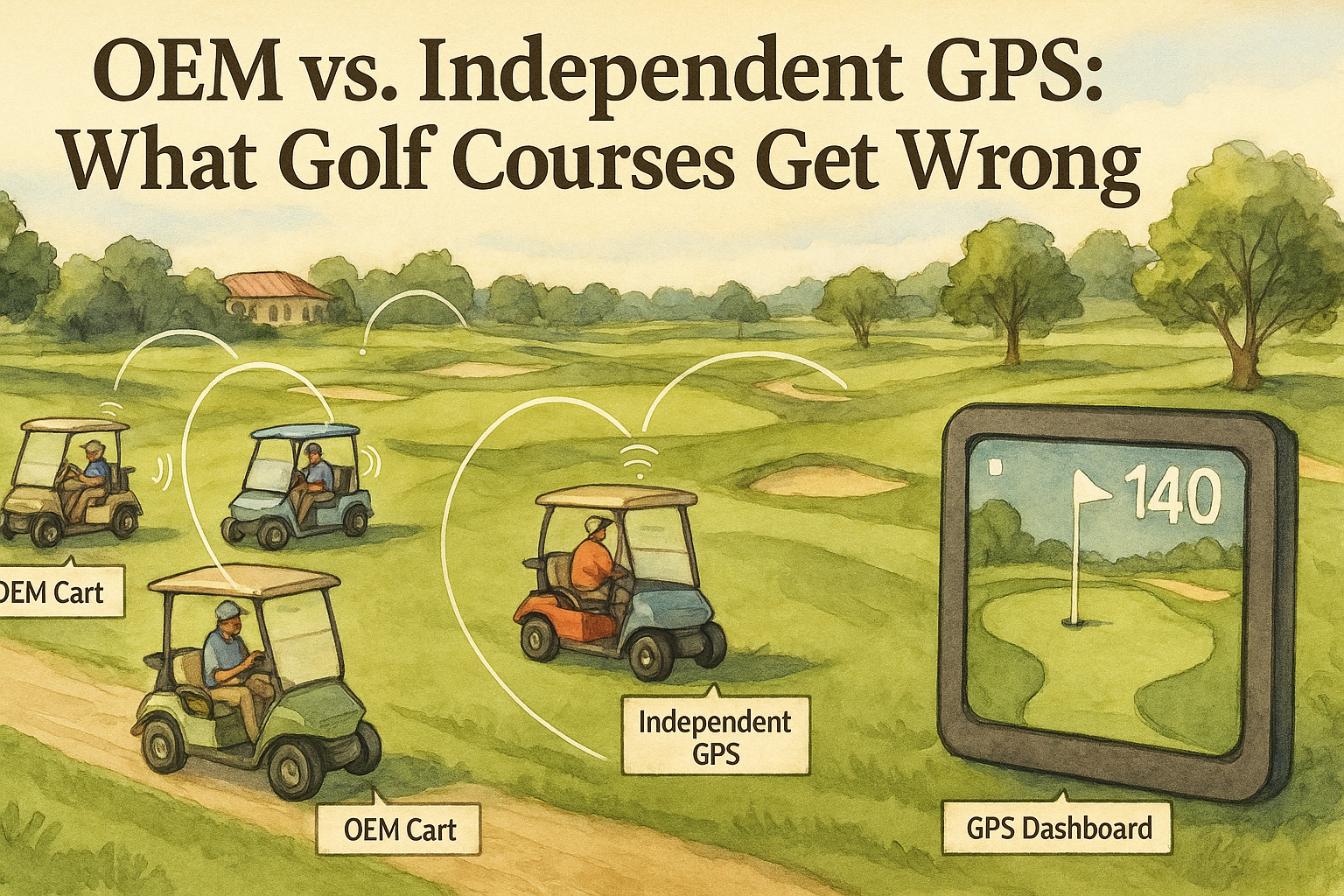 OEM vs. Independent GPS: What Golf Courses Get Wrong