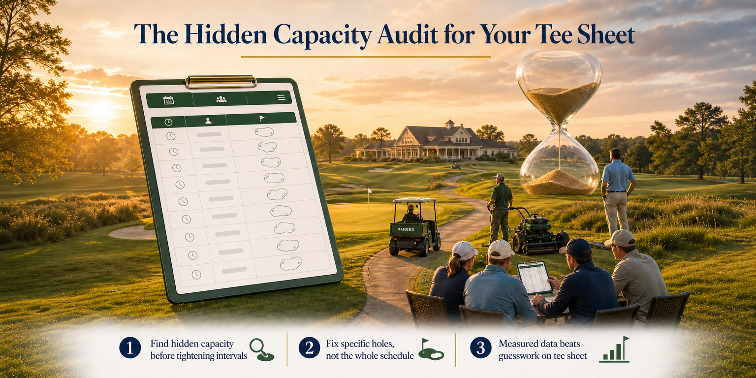 The Hidden Capacity Audit for Your Tee Sheet