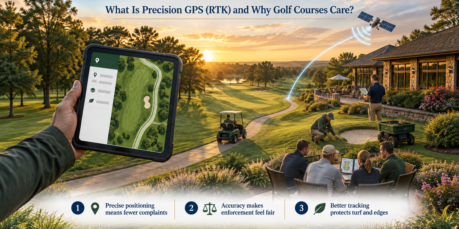 Precision GPS on Golf Courses