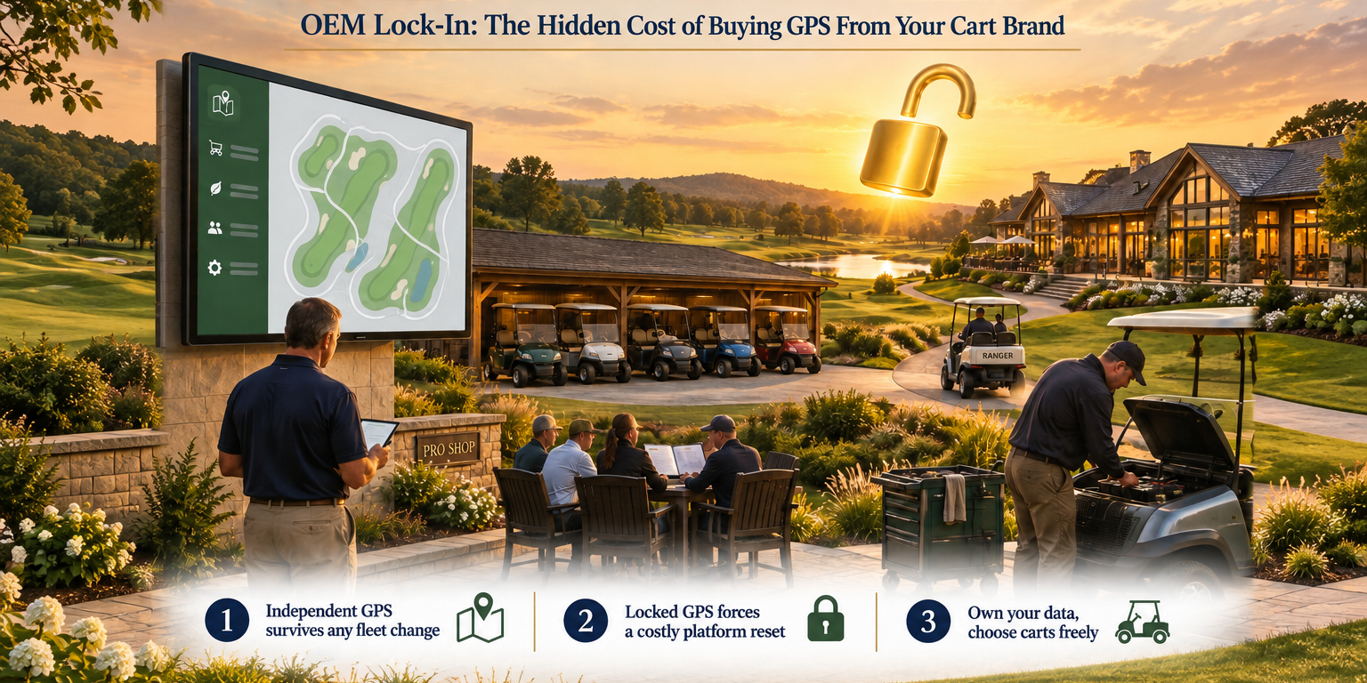 OEM Lock-In: The Hidden Cost of Buying GPS From Your Cart Brand