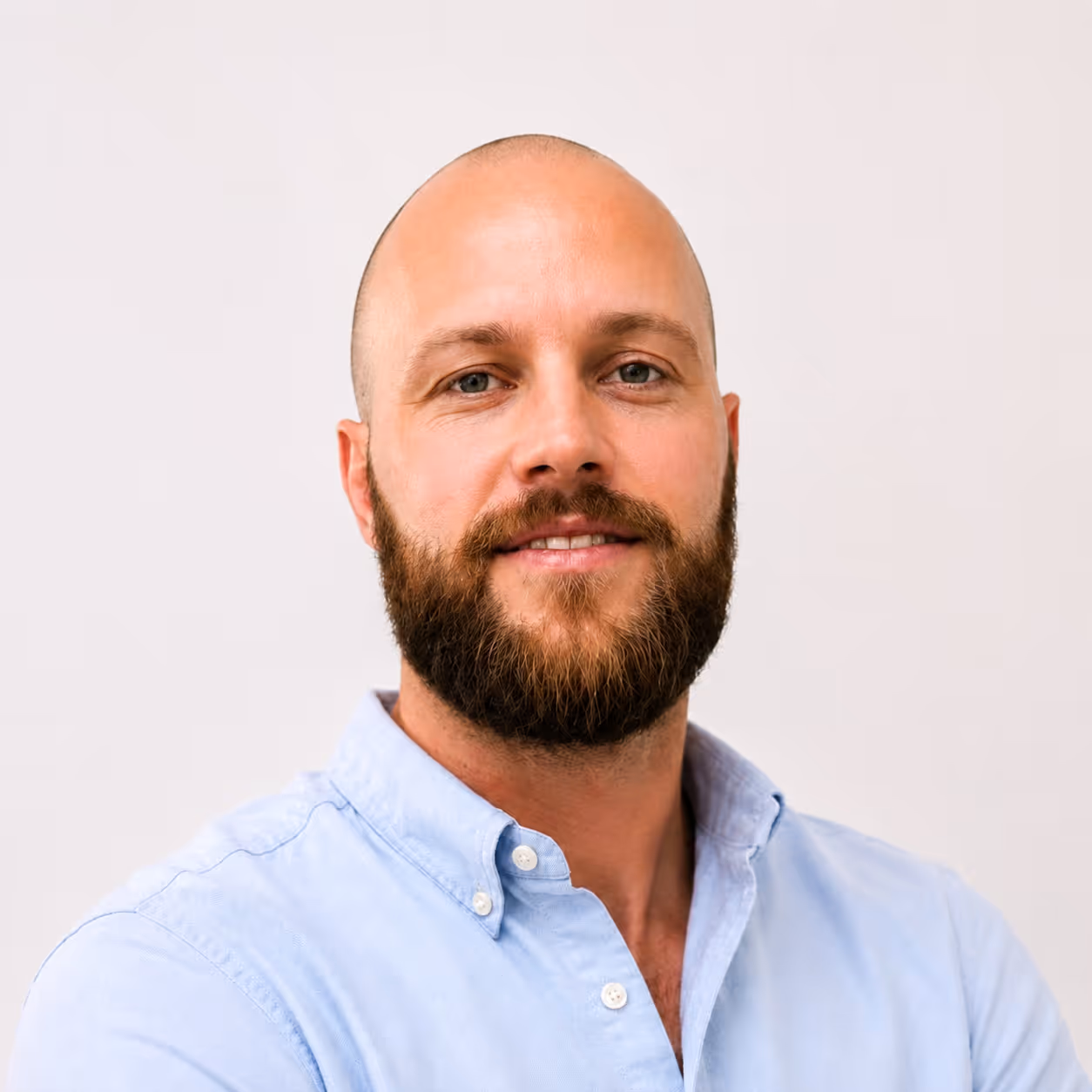 Headshot of James
