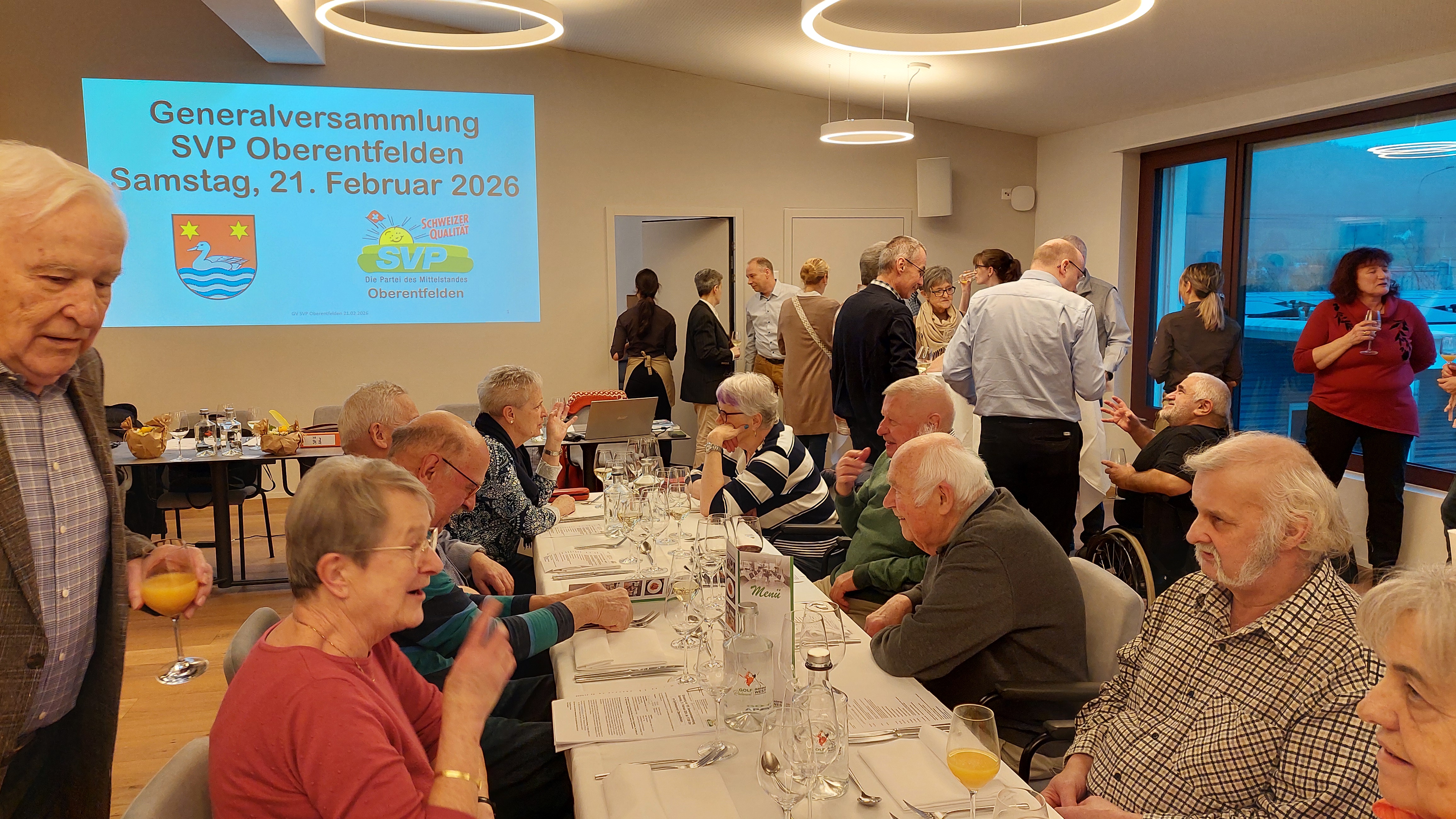 Die Generalversammlung 2026 der SVP Oberentfelden war geprägt von Dankbarkeit und Wertschätzung