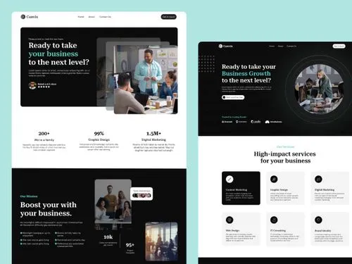 Agency Website Figma Template for Free