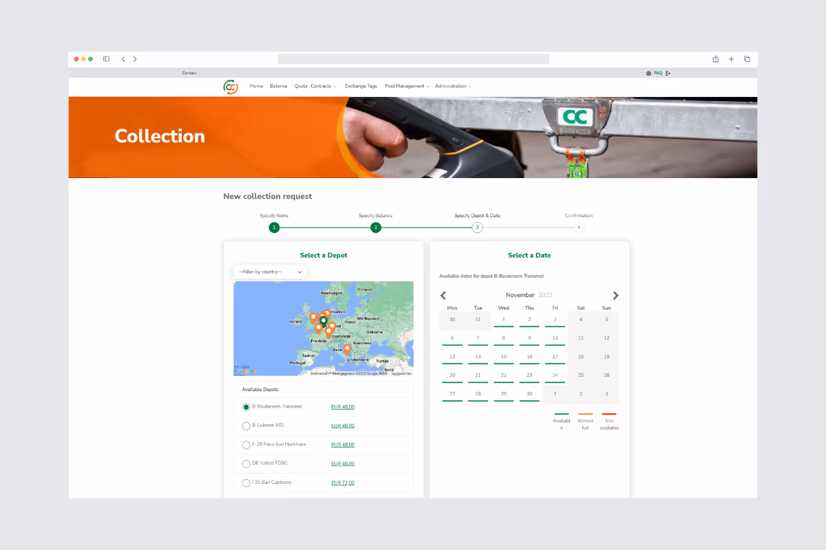 Mockup van de case gedaan voor MyCC