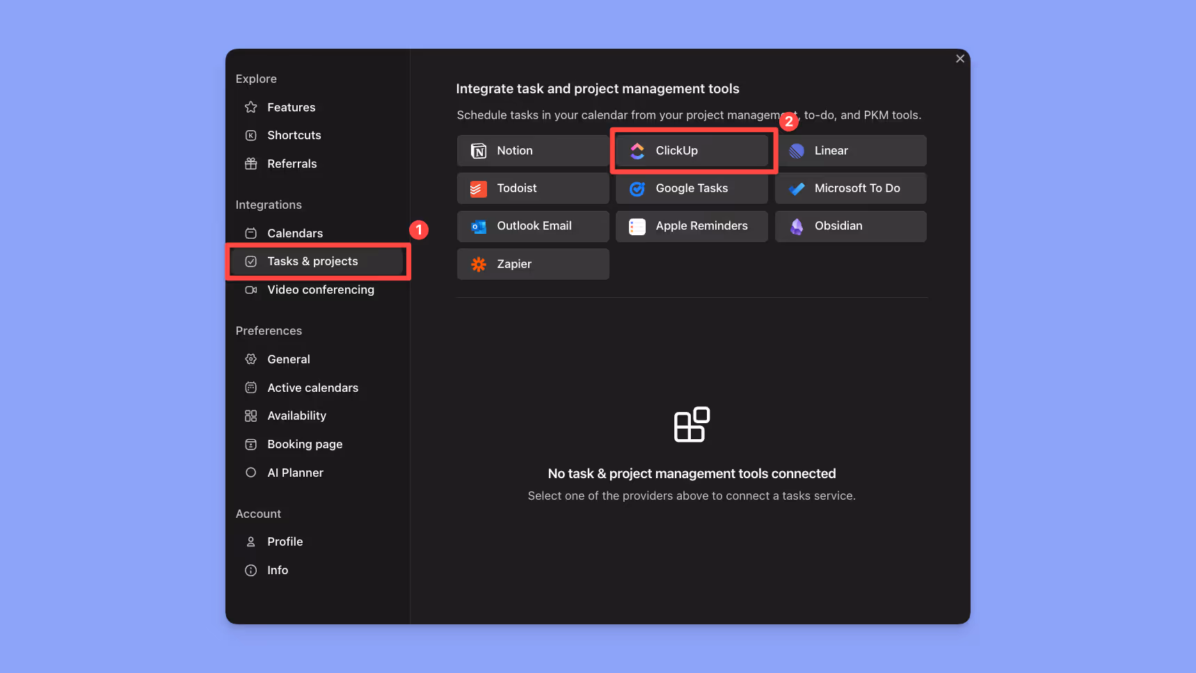 morgen clickup integration