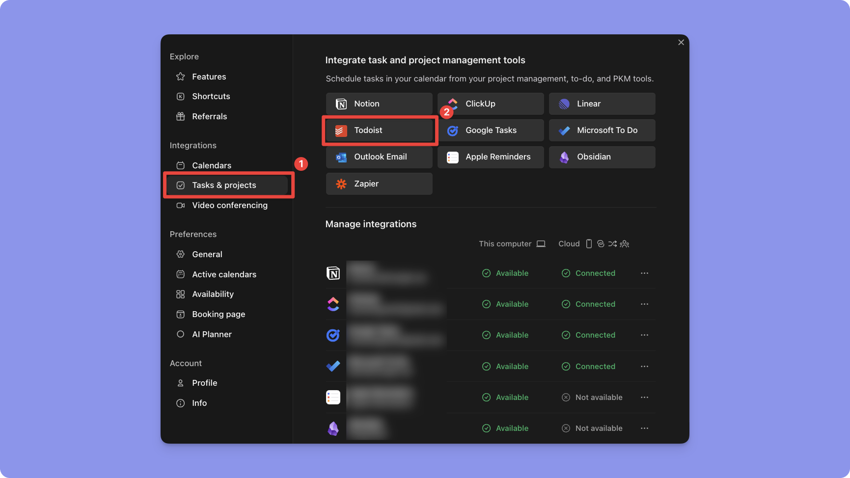 todoist morgen integration