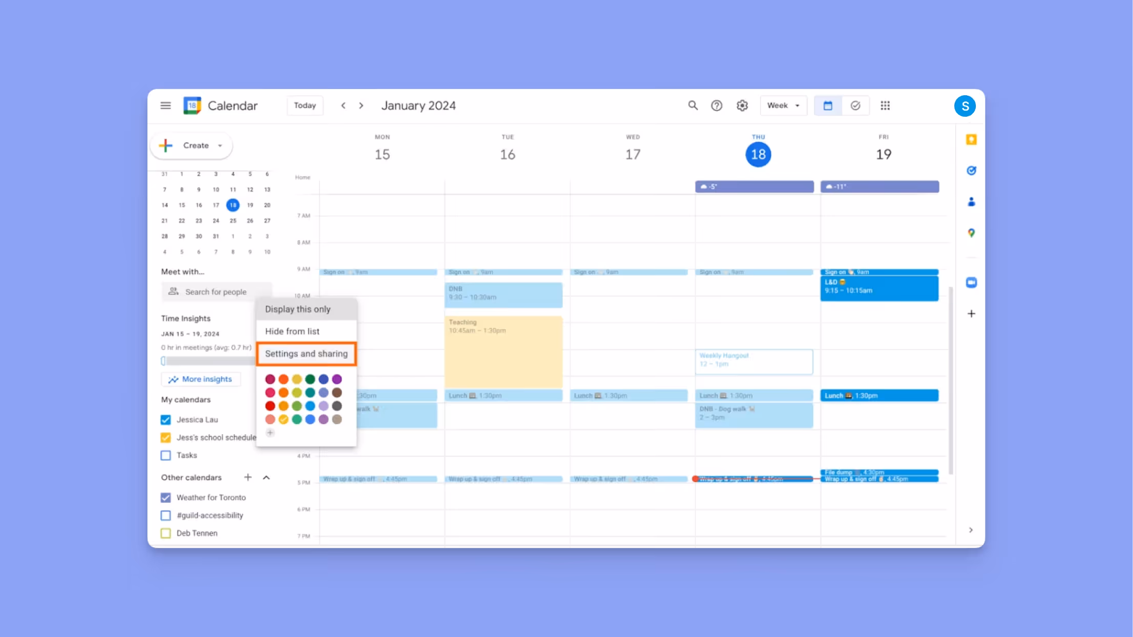 google calendar app