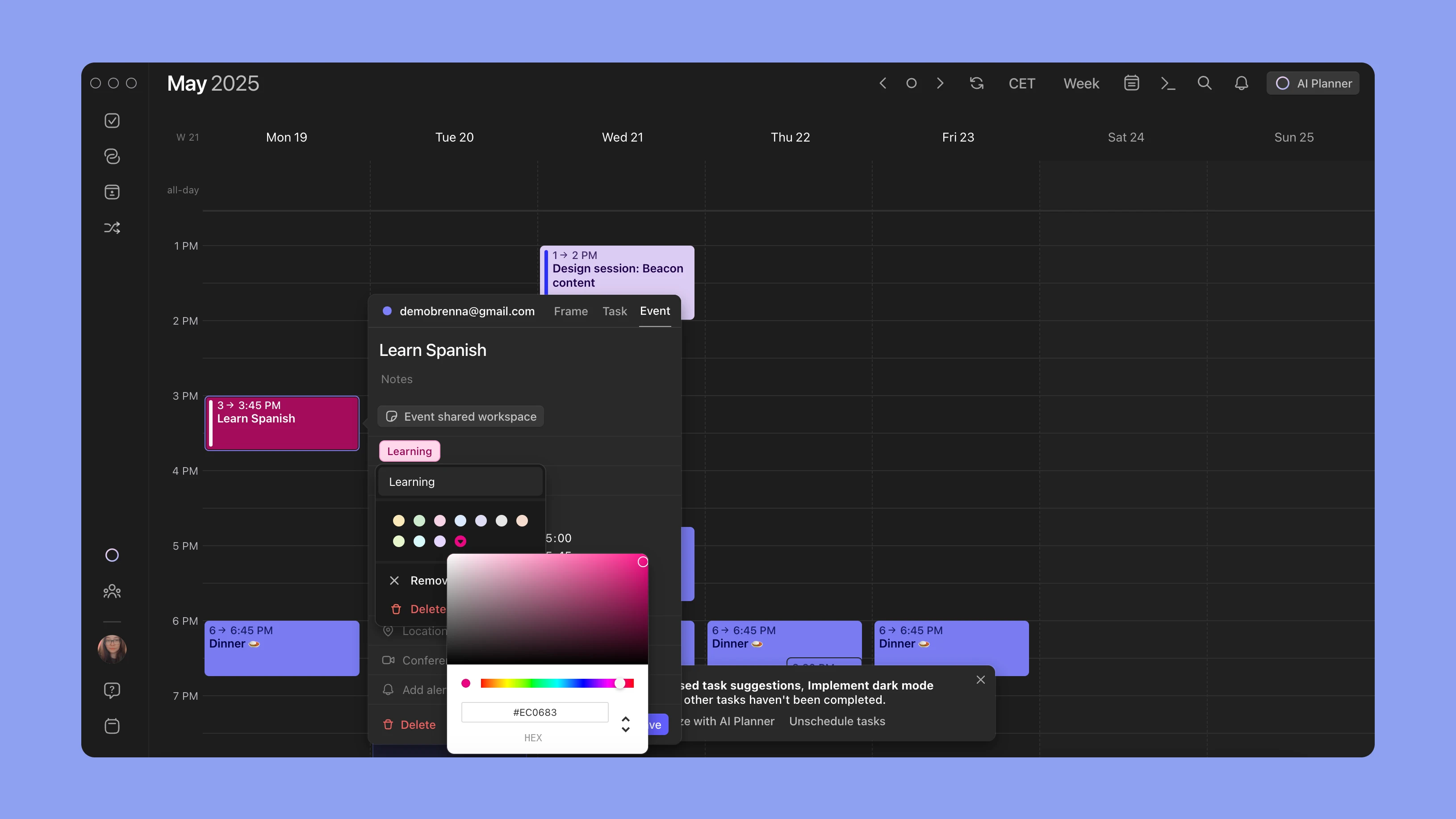 morgen custom color tags