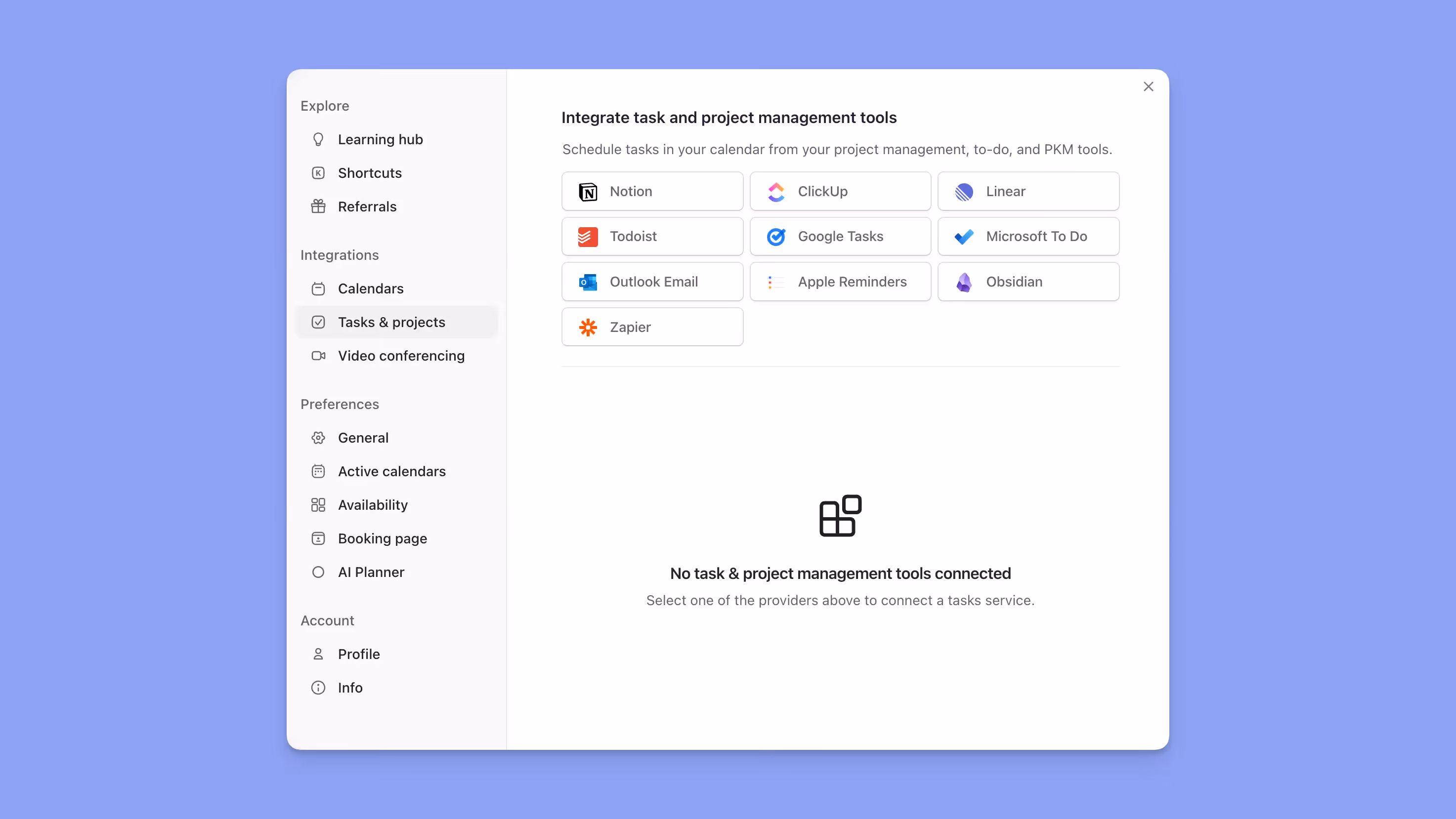 Linear Morgen integration