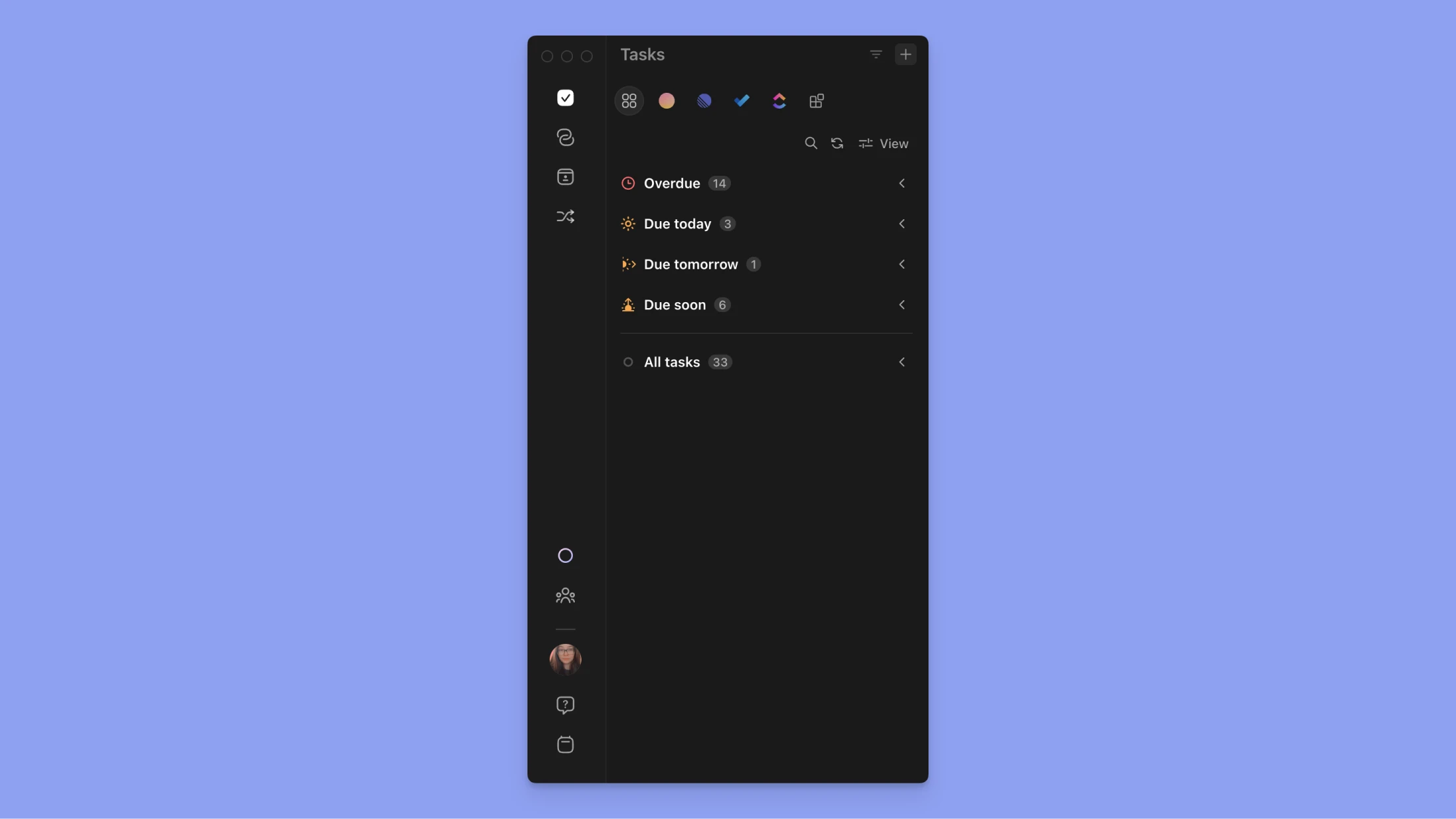 morgen task panel