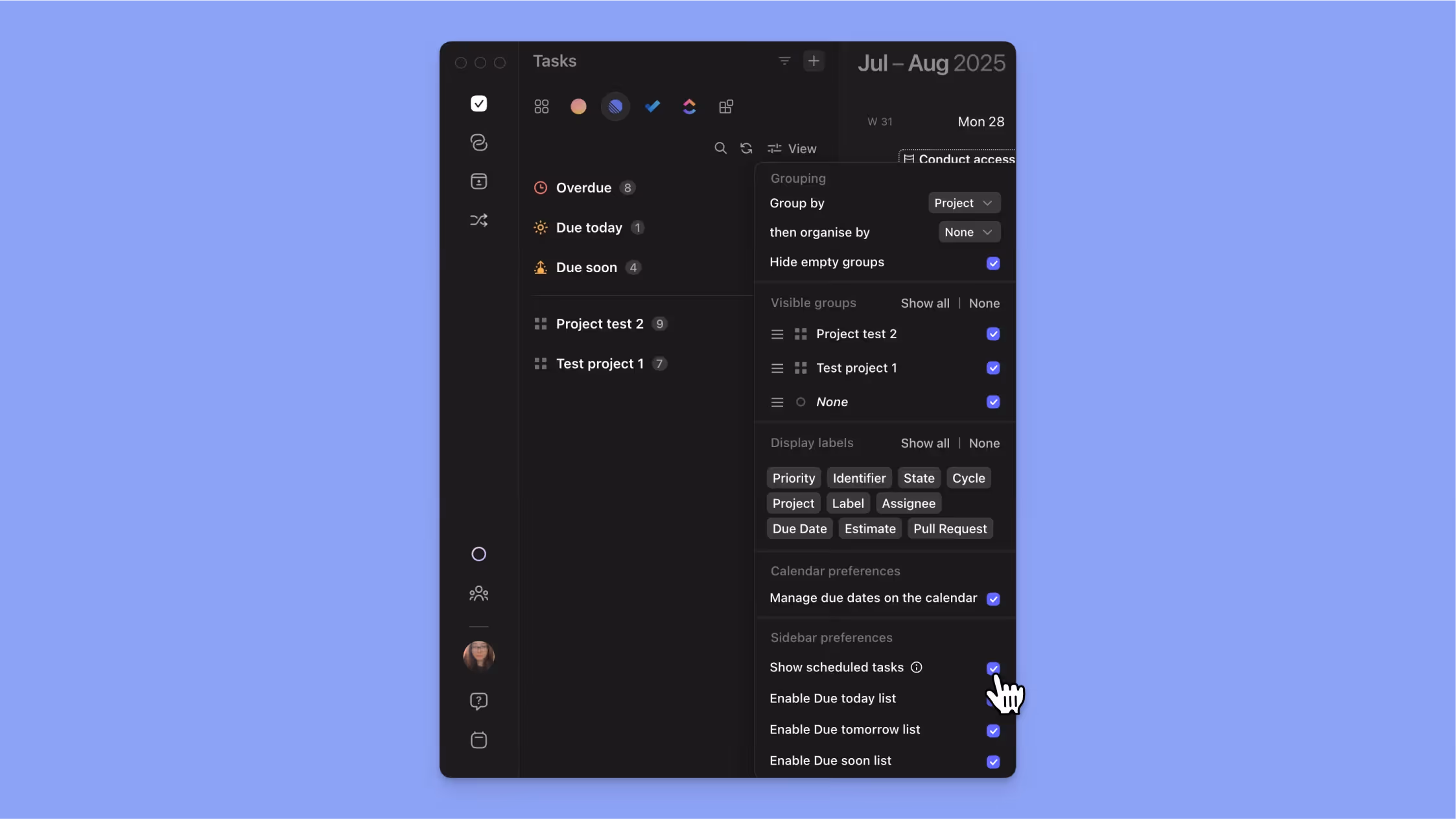 Morgen show scheduled tasks