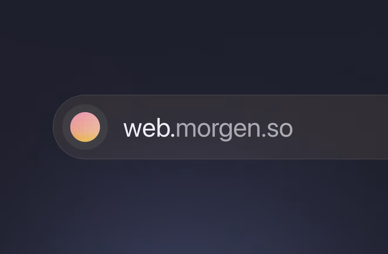 Morgen v4: Available Everywhere