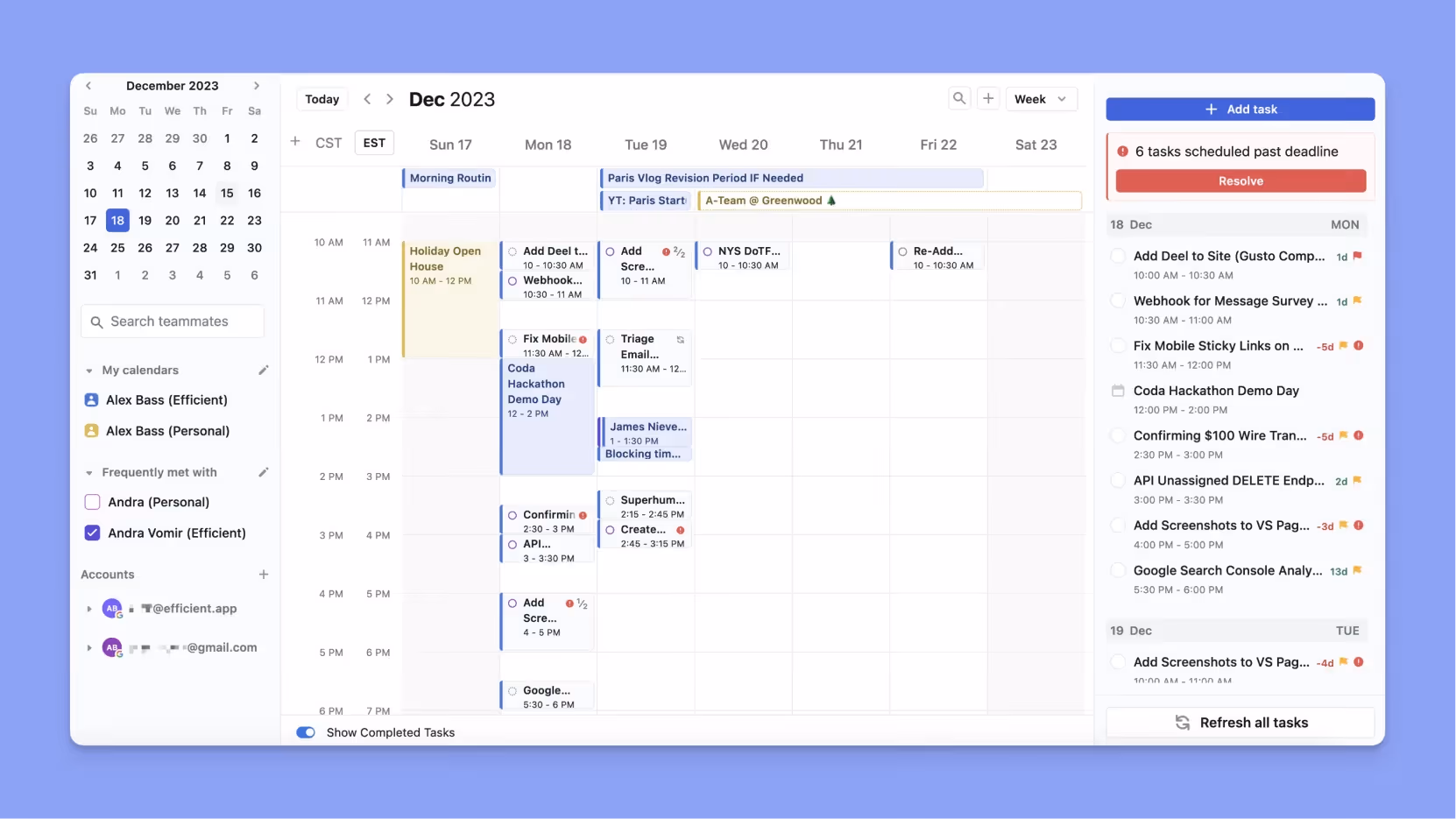 Motion for project management