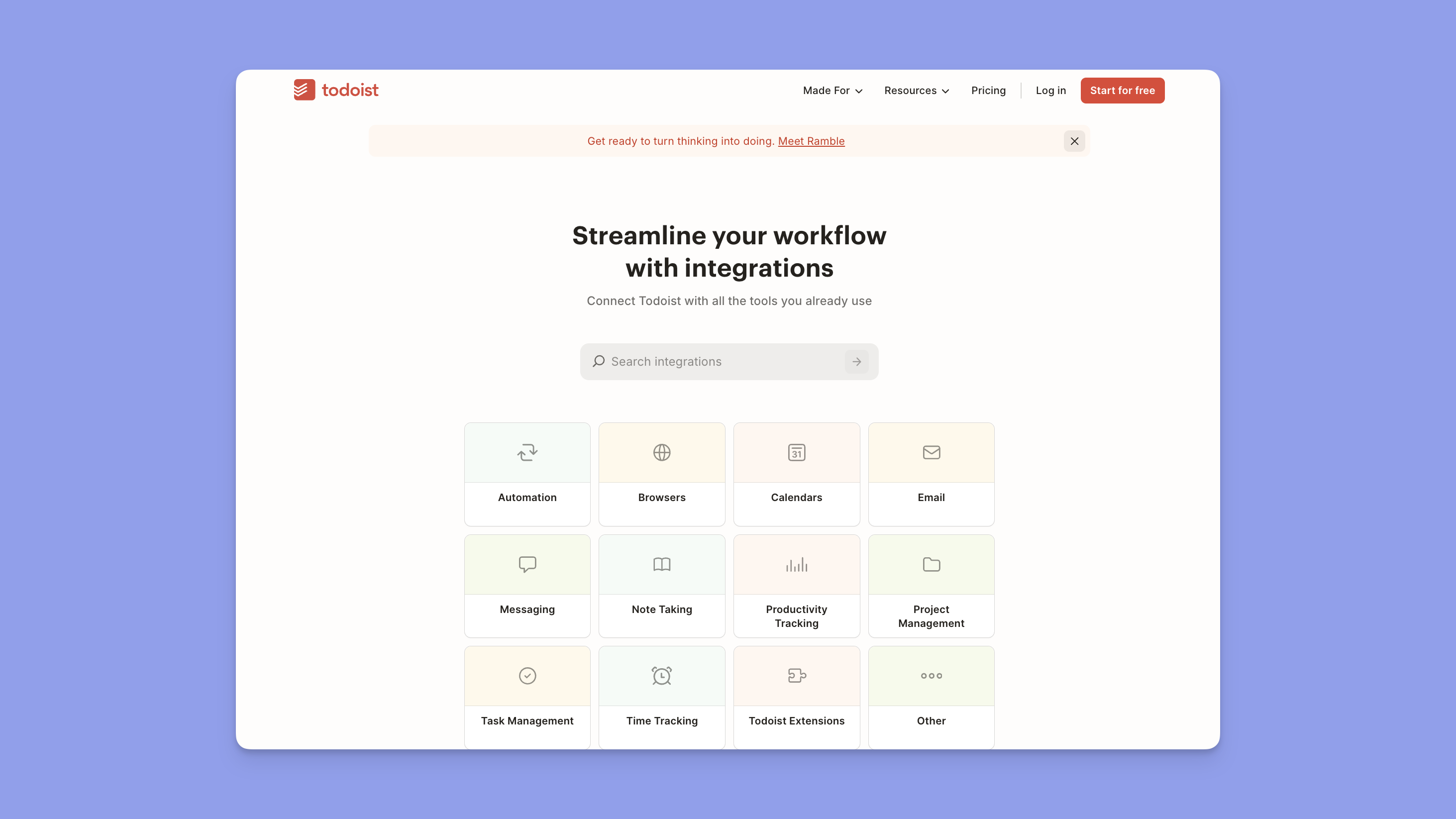 todoist integrations