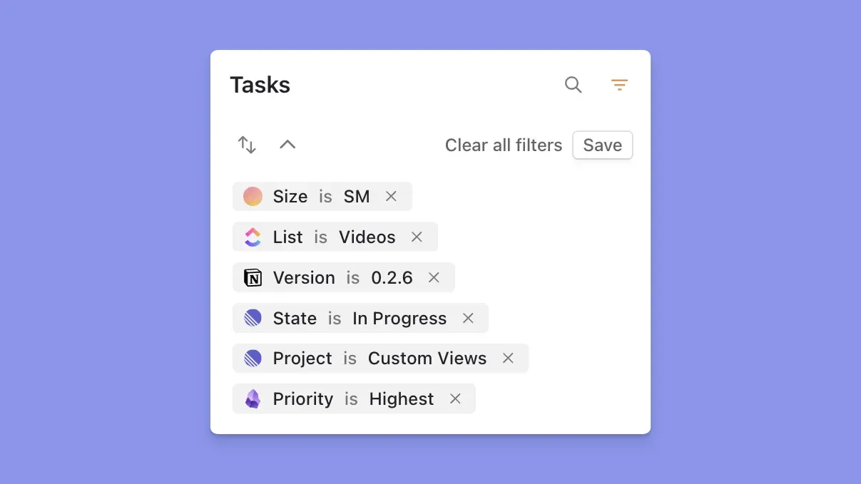 Tasks Morgen