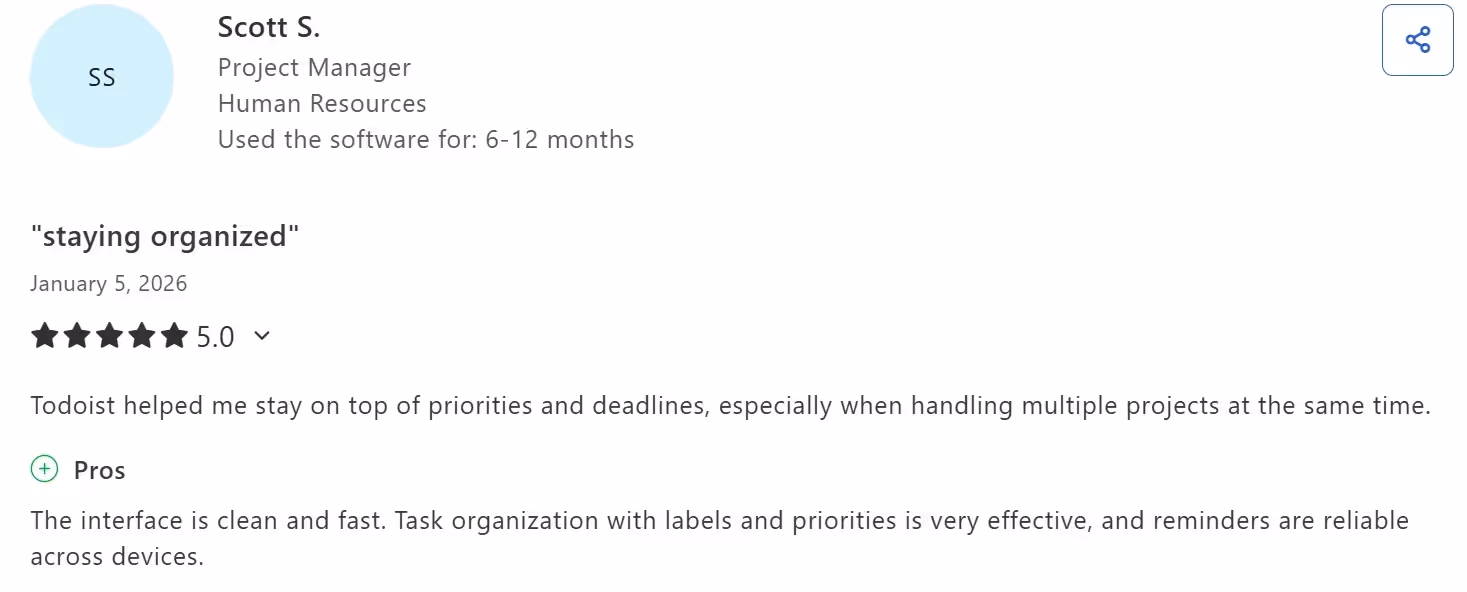 Todoist Review