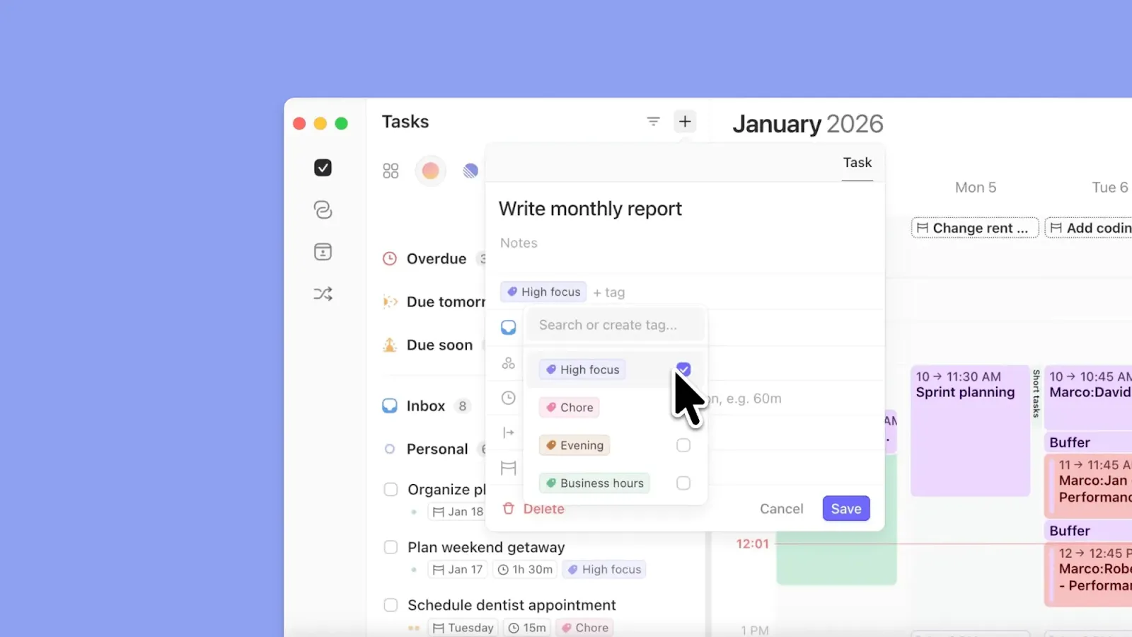 Morgen - planeador digital online
