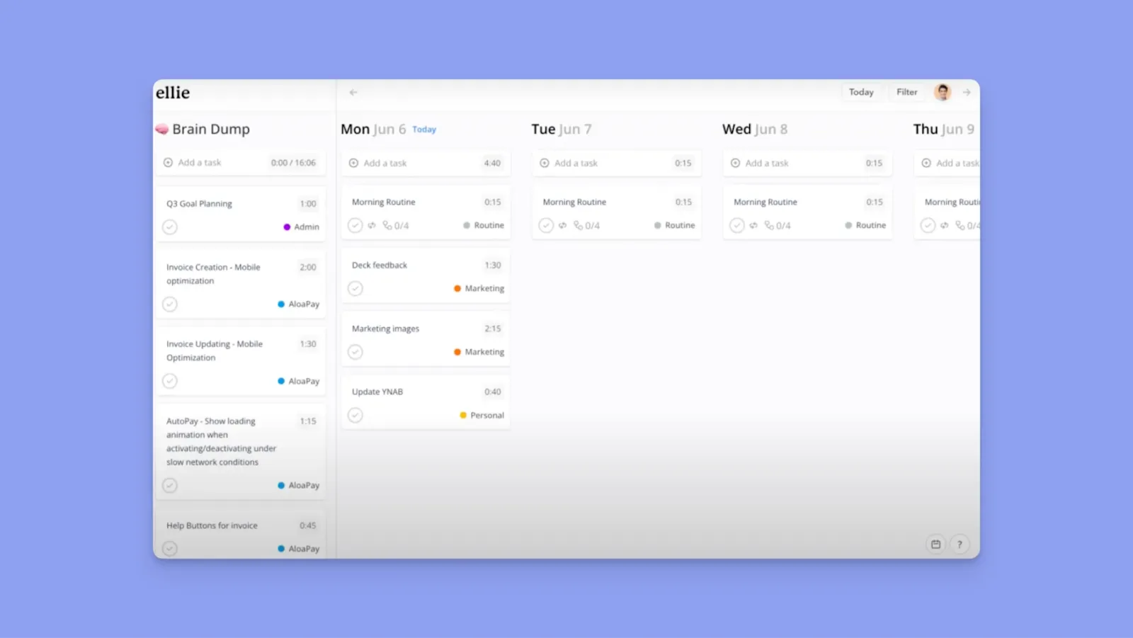 Ellie Planner Calendar