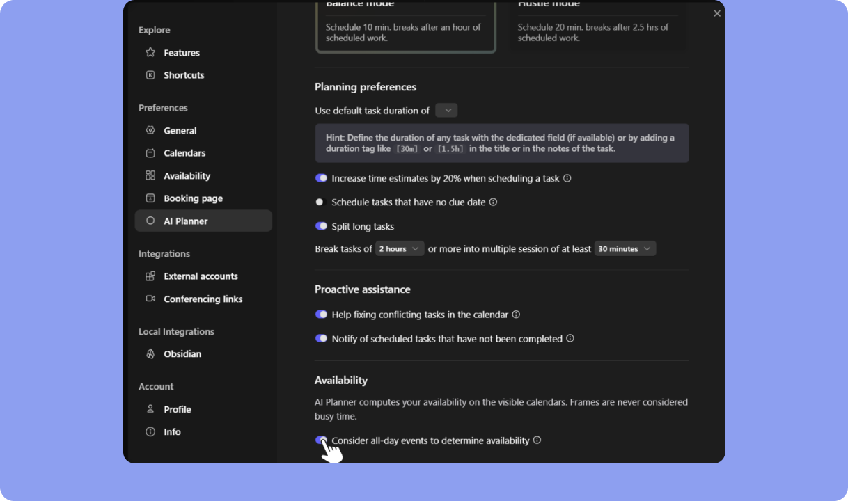 morgen ai planner availability