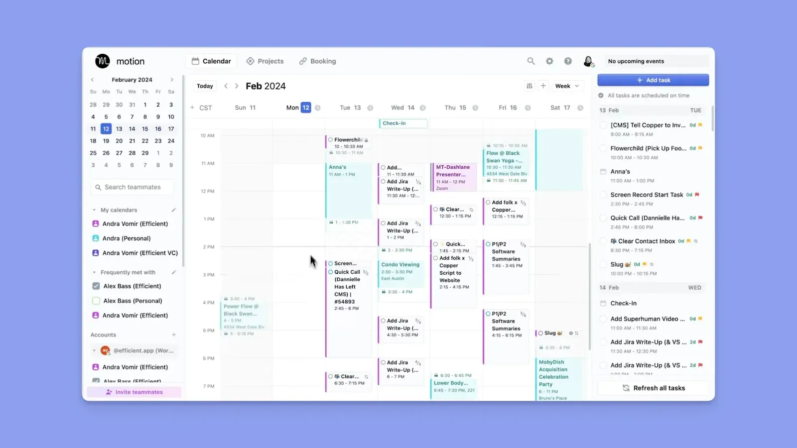 Motion Scheduling Automation (AI)