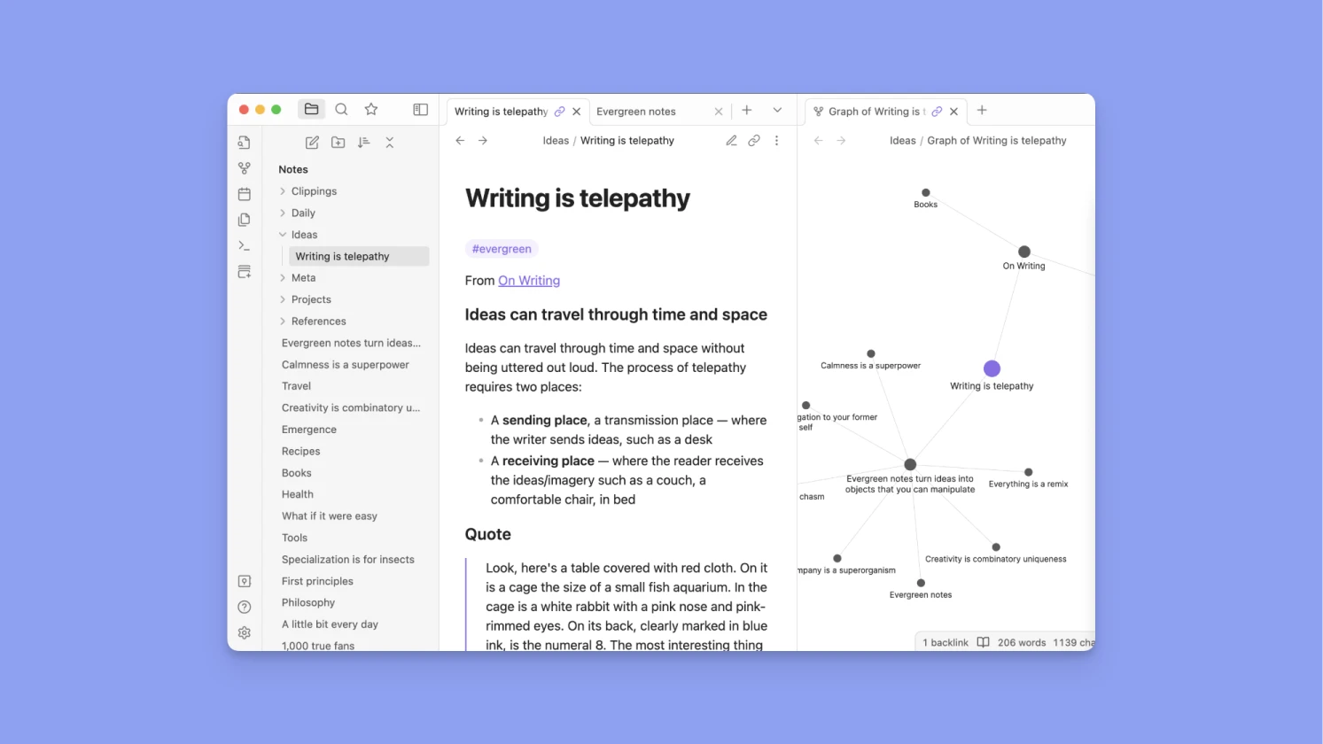 obsidian for deep work