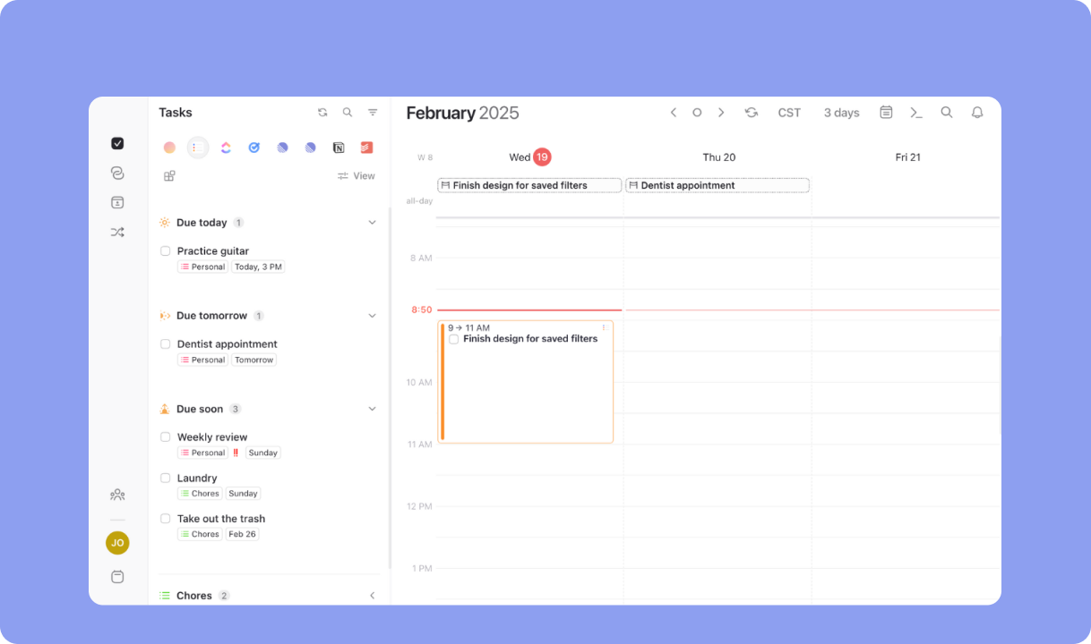 Morgen Apple Reminders Time Block