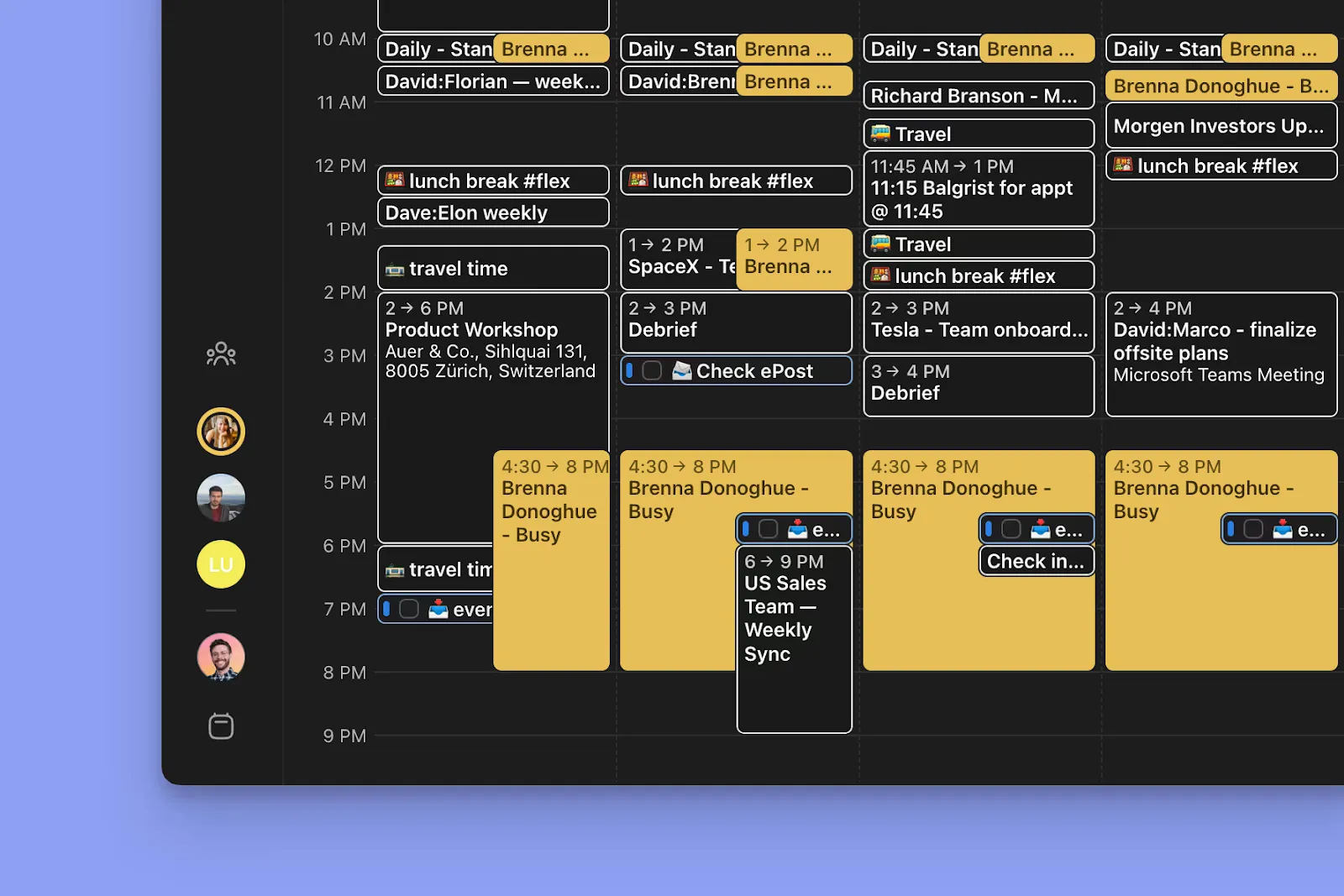 Morgen team support and planning
