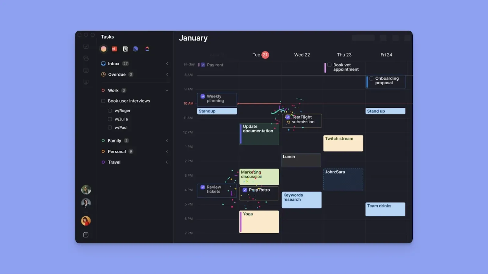 Morgen: An Alternative to Fantastical and Google Calendar