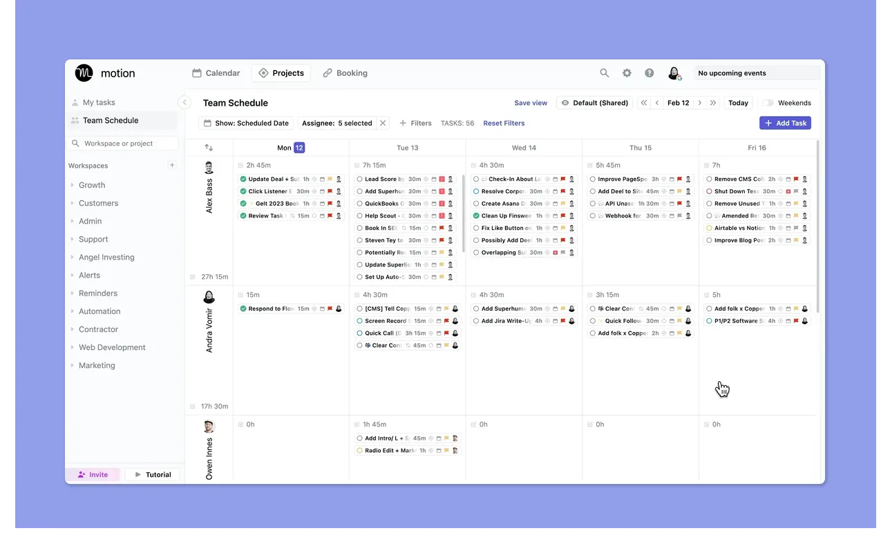 Motion project management