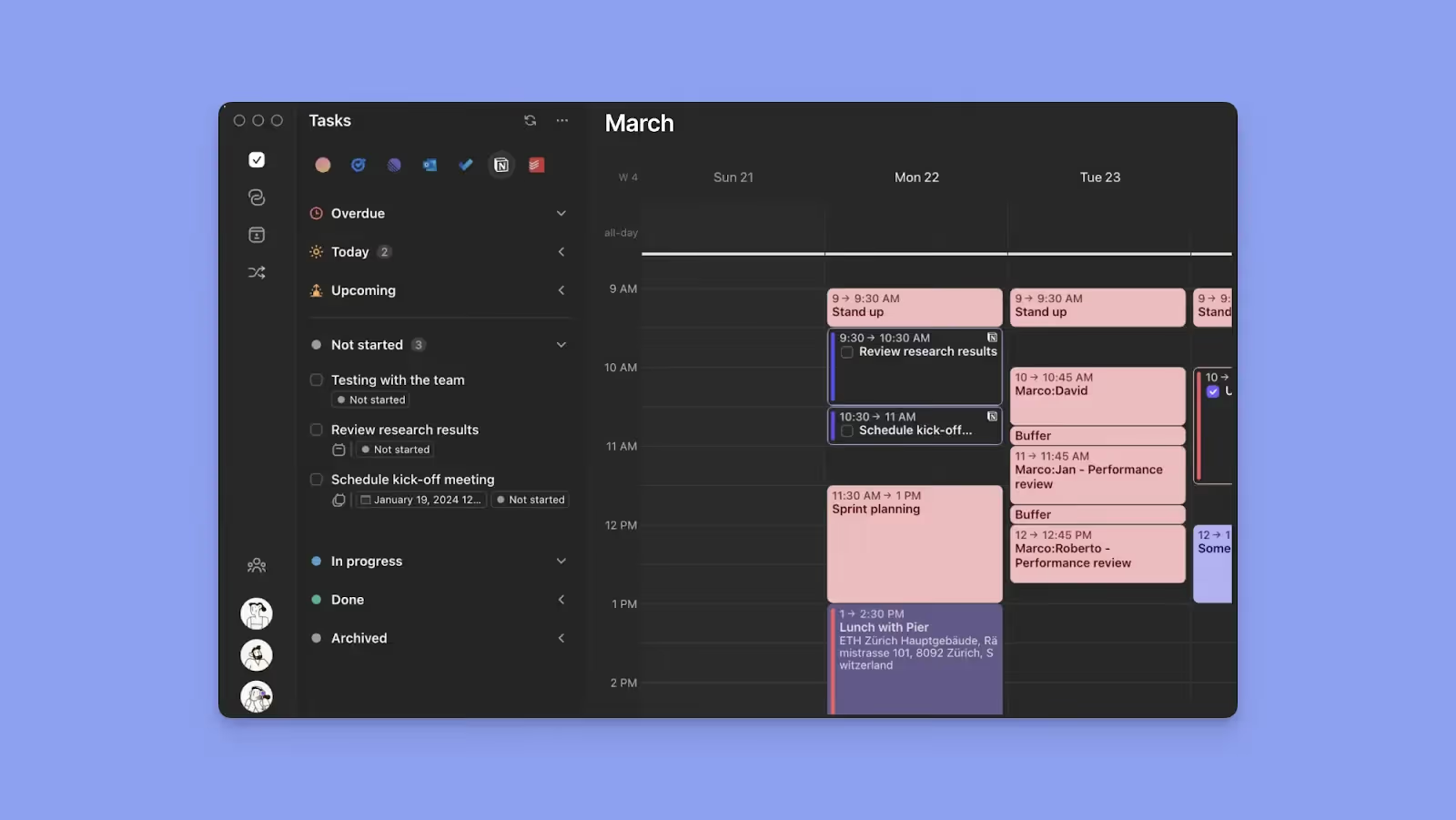Morgen Easy Scheduling