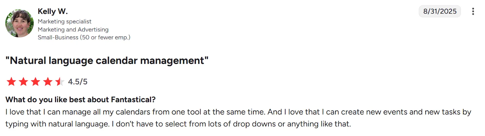 Fantastical Customer Reviews Positive