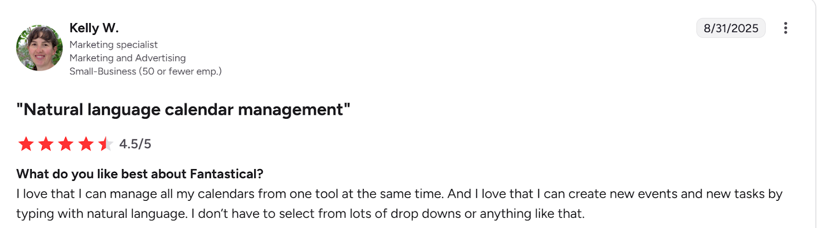Fantastical review