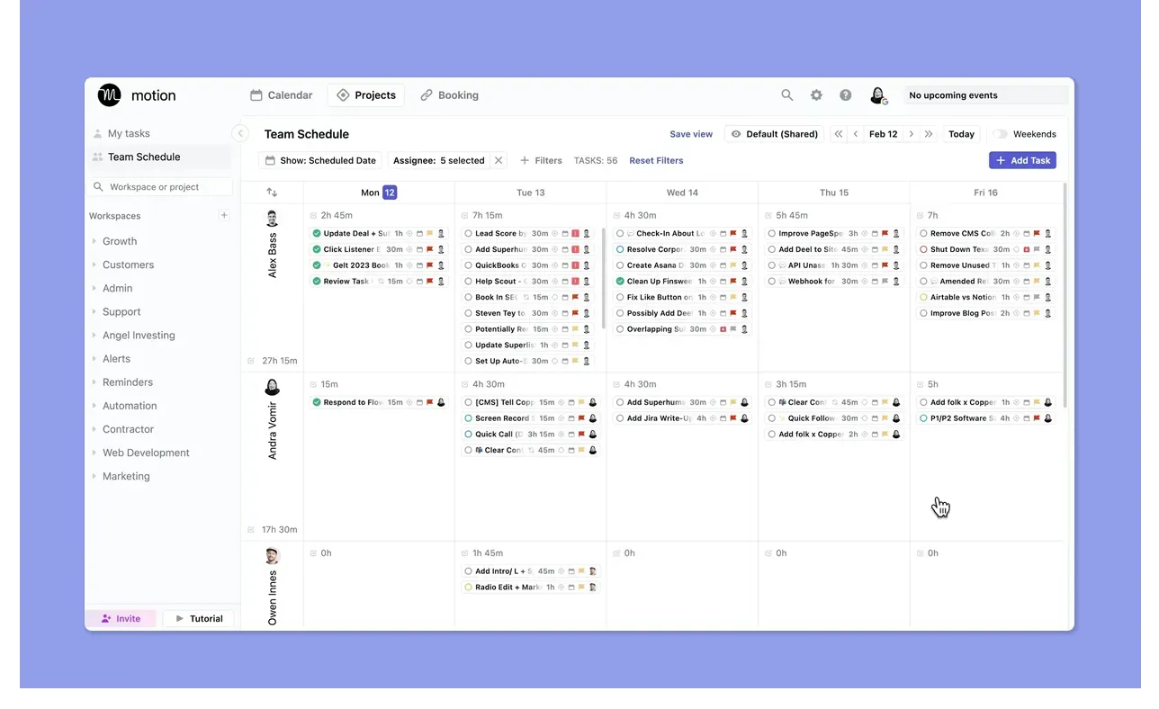 Motion Project Management