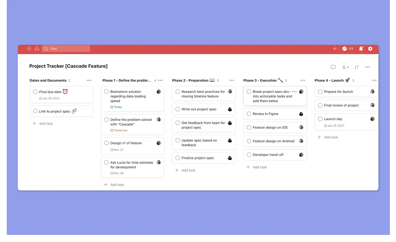 Todoist Project Management