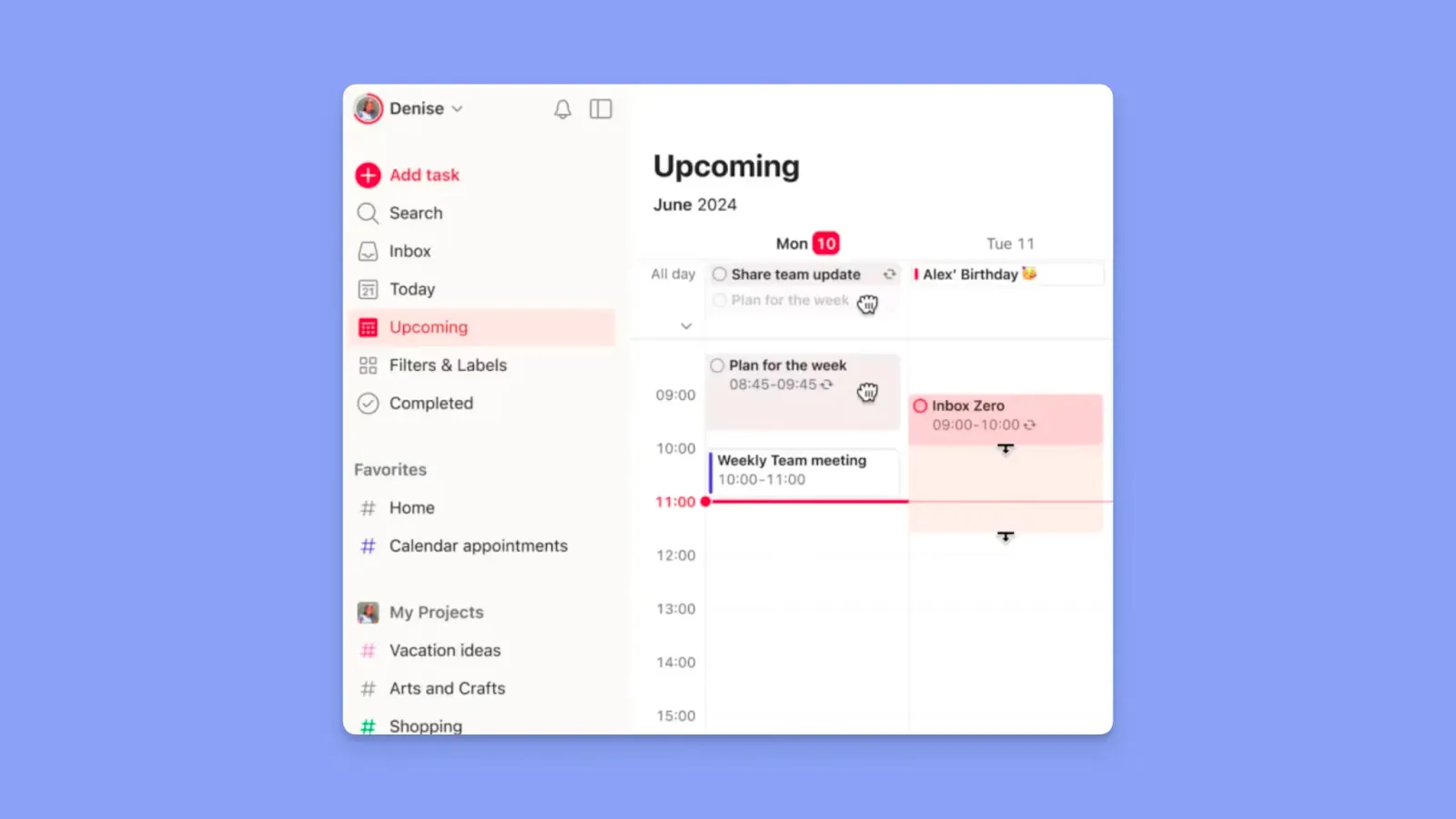 Todoist Calendar Support