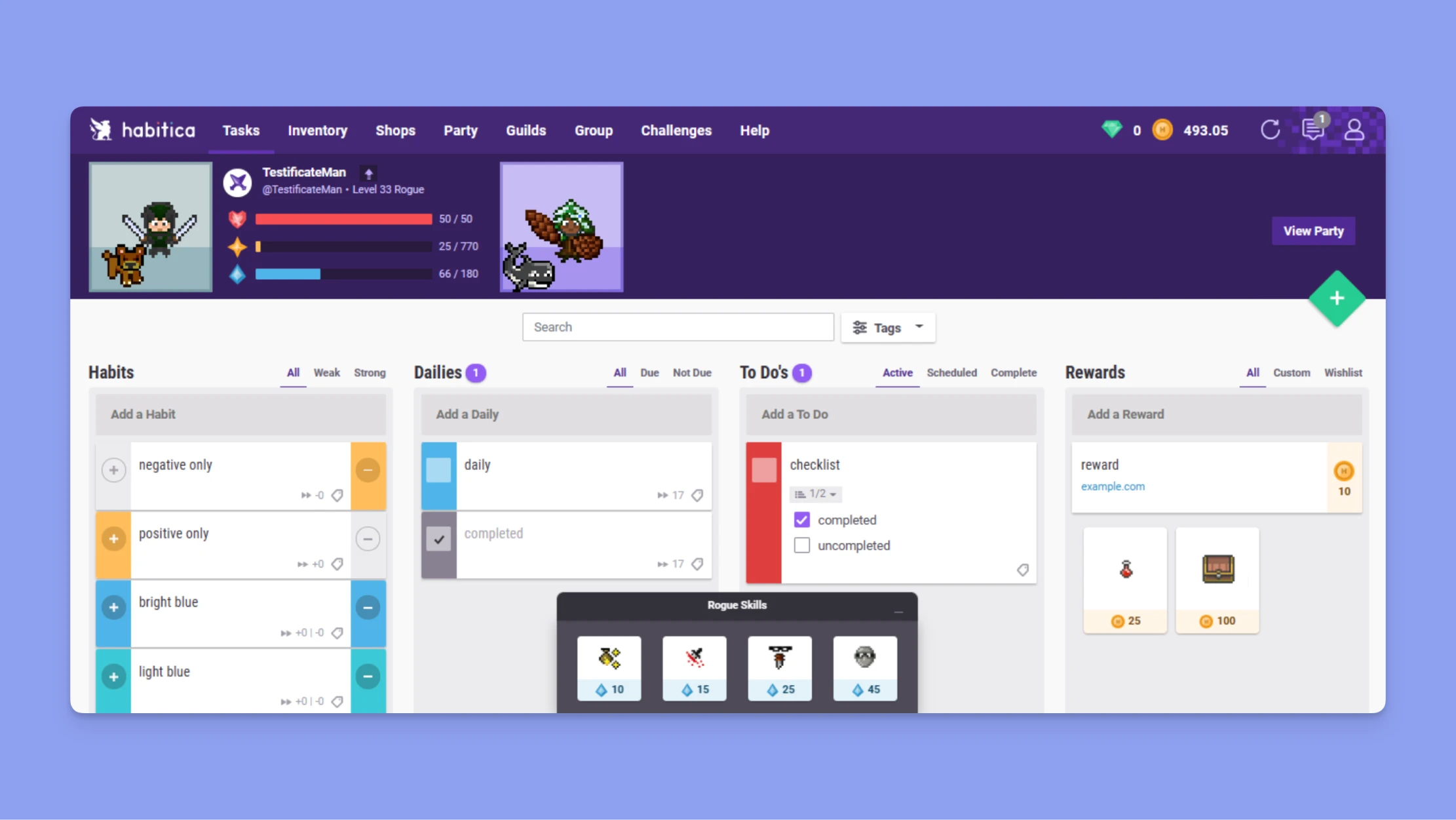 app habitica