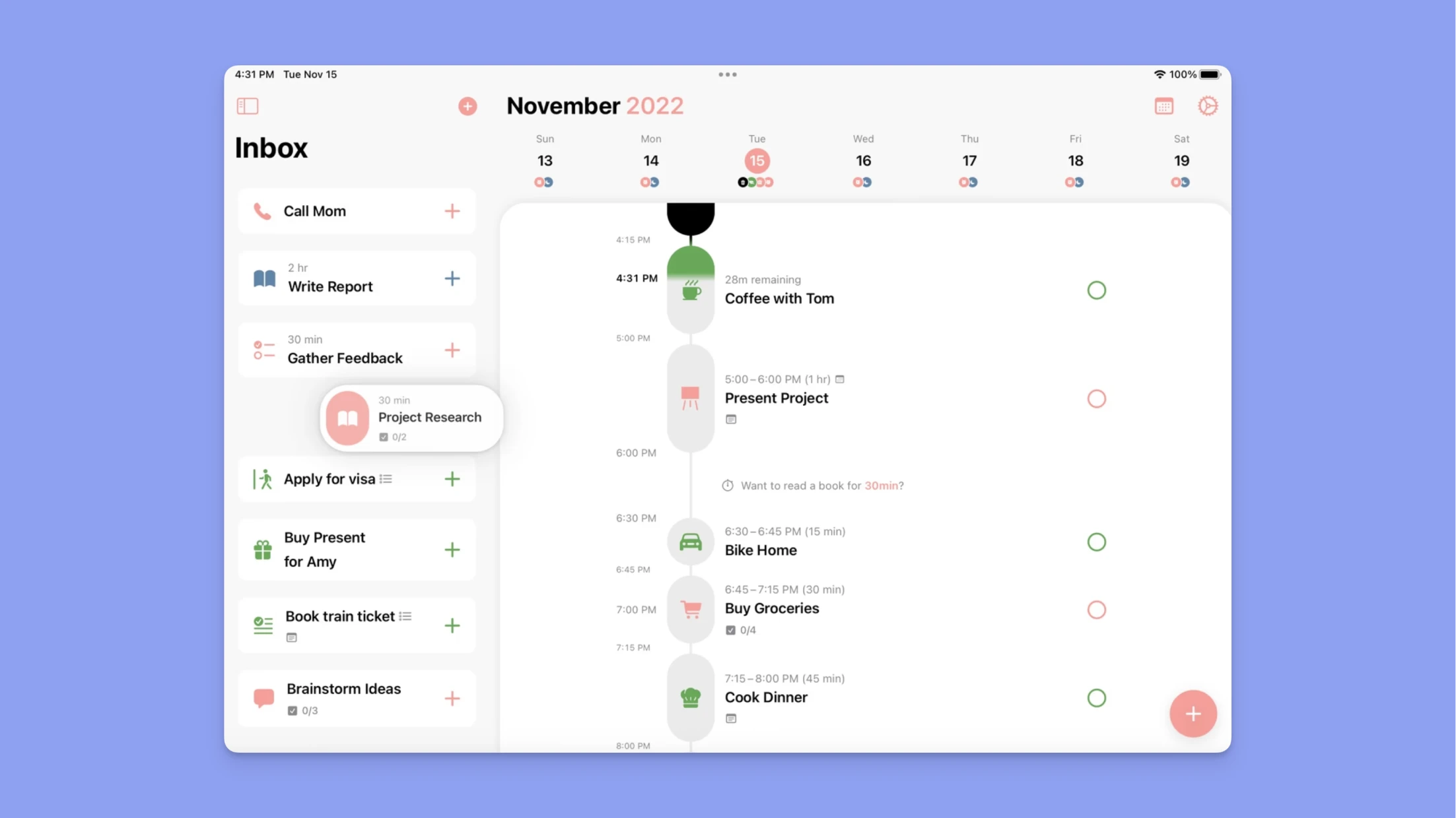 app structured
