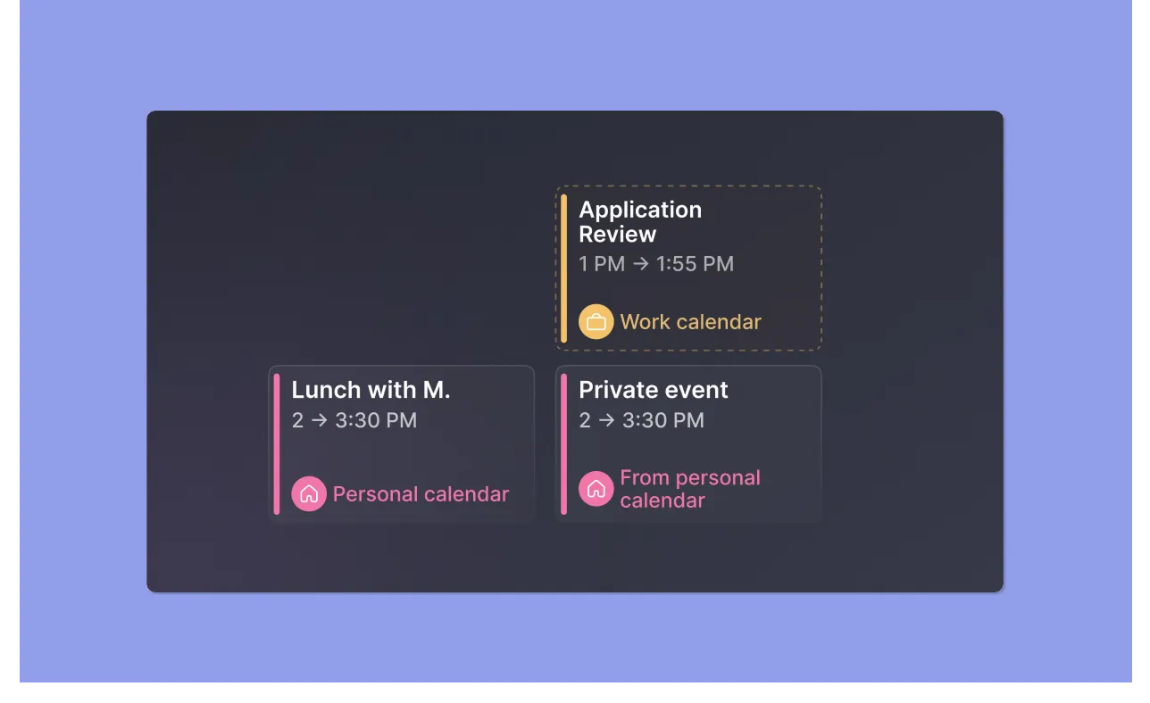 Morgen Calendar Propagation
