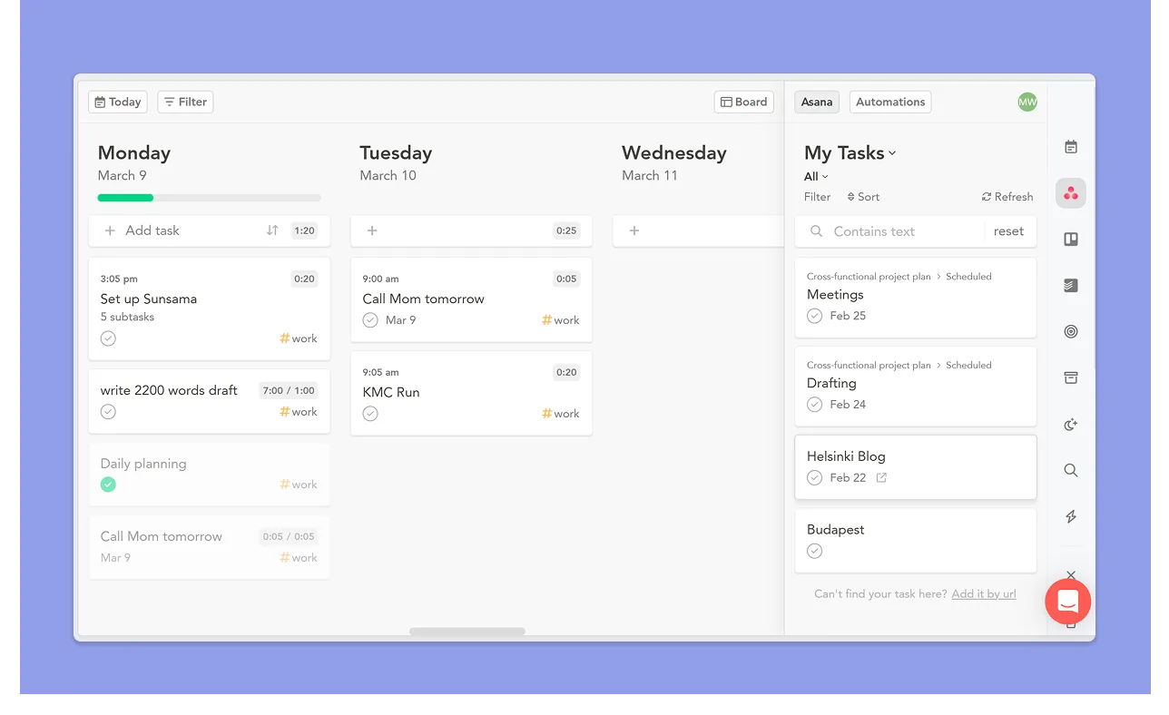 Sunsama Task Management