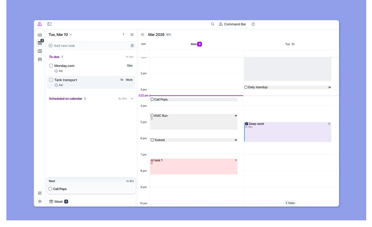 Akiflow Task Management